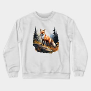 Forest Foxes Crewneck Sweatshirt